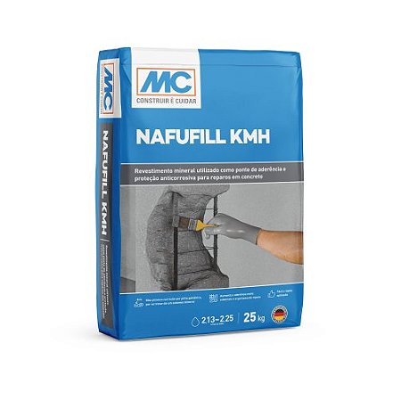 Ponte de Aderencia para reparo de estruturas Nafufill KMH (25 kg) - Mc Bauchemie
