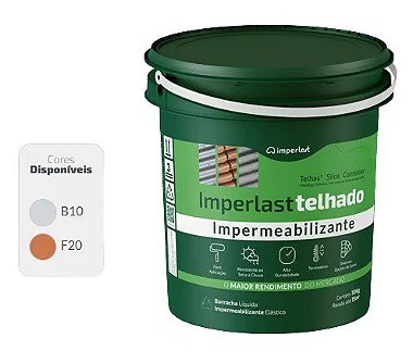 Borracha Liquida Imperlast Telhado Terracota(10Kg)