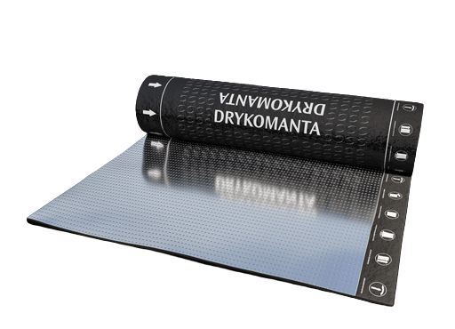 Manta Asfáltica Para Impermeabilização Tp II 4 mm Aluminio (1,00 x 10 m) - Dryko