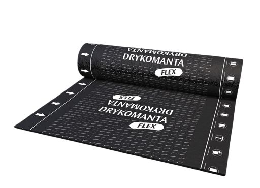 Manta Asfáltica Para Impermeabilização Tp II 3 mm (1,00 x 10 m) - Dryko