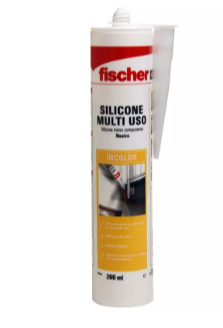 Silicone Neutro Incolor (260g) - Fischer