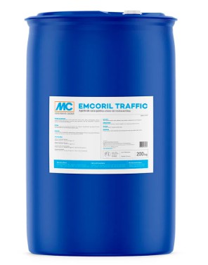 Agente de cura química para concreto Emcoril Traffic (200 l ) -  MC Bauchemie