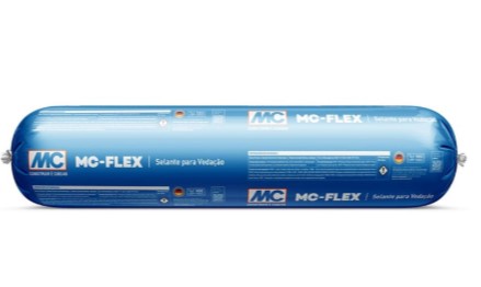 Selante PU 40 Mc Flex Cinza Sachê 800g Mc Bauchemie
