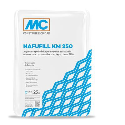 Argamassa de Reparo estrutural com resistência ao fogo Mc Nafufill KM 250 (25Kg) - Mc Bauchemie