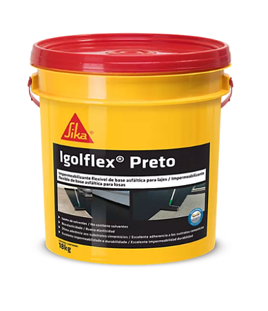 Sika Igolflex Preto Bd 18 Kg