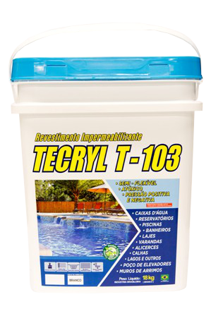 Impermeabilizante Flexivel T 103 (18 Kg) - TECRYL