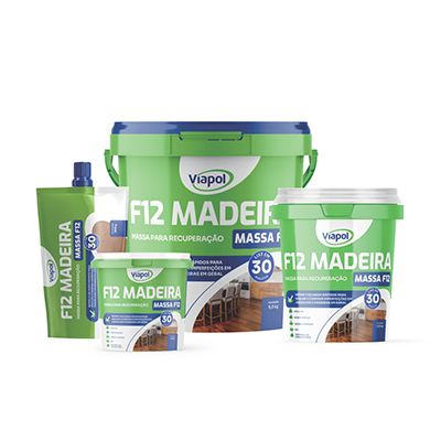 Massa F12 Branca (400g) - Viapol