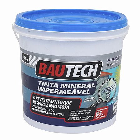 Tinta Mineral base cimentícia (10 Kg) - Bautech