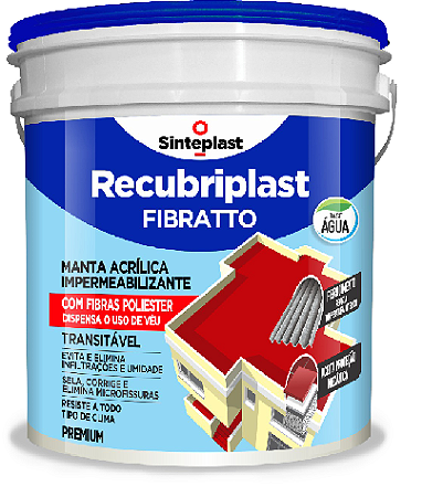 Manta Liquida Impermeabilizante Fibratto Branco RECUBRIPLAST (18 Kg)