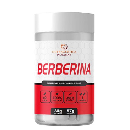 Berberina - 60 Cápsulas de 200mg