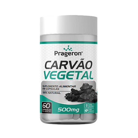 Carvão Vegetal - 60 Cápsulas 500mg