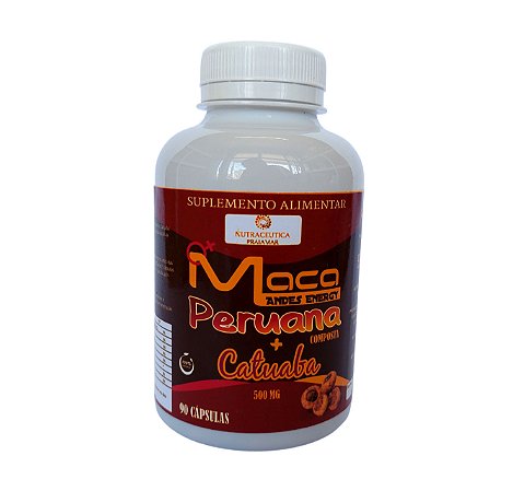 Maca Peruana Composta + Catuaba 90 Cápsulas