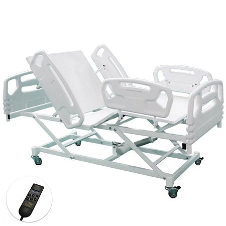 Cama Motorizada Fowler 3 Movimentos com Elevação do Leito Luxo