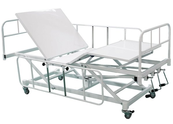 Cama Hospitalar Manual 3 Movimentos com Elevação do Leito Standard