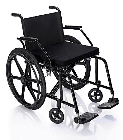Cadeira de Rodas Plus Obeso 52cm (Pneu ANTIFURO) até 130Kg