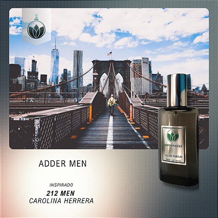 Adder Men - Inspirado 212 Men Carolina Herrera
