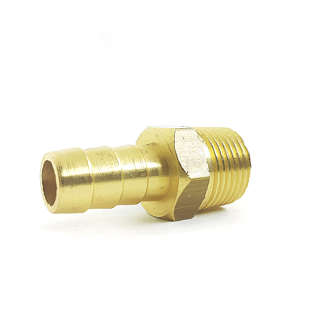 Espigão Adaptador Rosca Macho 3/8 X Mangueira 3/8 Em Latão