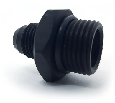 Niple Conexão Em Alumínio 8an X 6an Aeroquip Preto