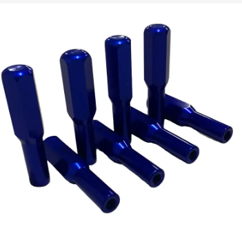 Kit Parafusos Wing Nuts Sextavado Tampa De Válvulas Motor Vw Ap Azul