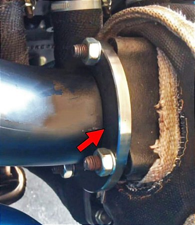 FLANGE SAÍDA DE ESCAPE 3" AÇO CARBONO