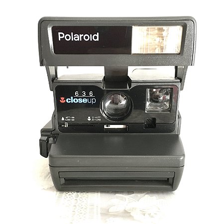 Câmera Polaroid Close UP 636 - VINTAGE - Cor preta