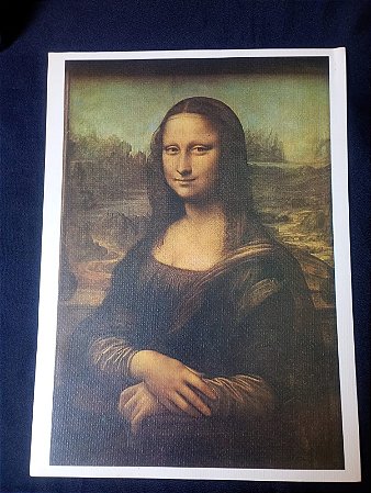 Monalisa de Leonardo da Vinci - Impressão Fine Art