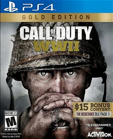 Call of Duty WWII Edição Ouro PS4 PSN MIDIA DIGITAL