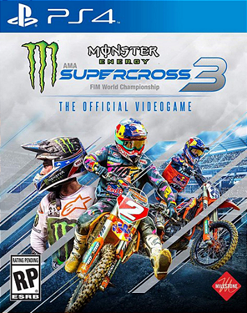 MONSTER ENERGY SUPERCROSS - THE OFFICIAL VIDEOGAME 3 PS4 PSN MIDIA DIGITAL