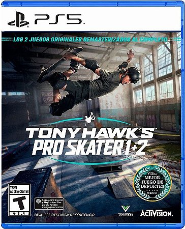 TONY HAWK'S PRO SKATER 1 + 2 PS5 PSN MIDIA DIGITAL