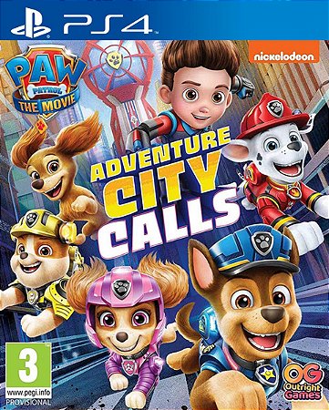 Patrulha Canina: O Filme A Cidade da Aventura está chamando Ps4 Psn Midia Digital