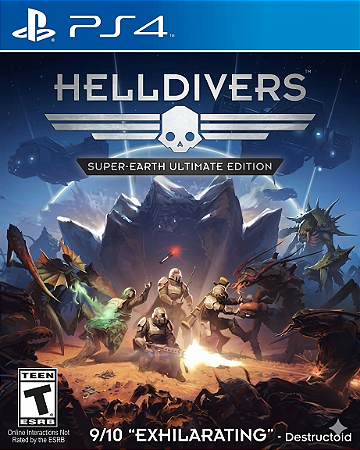 HELLDIVERS SUPER-EARTH ULTIMATE EDITION PS4 PSN MIDIA DIGITAL