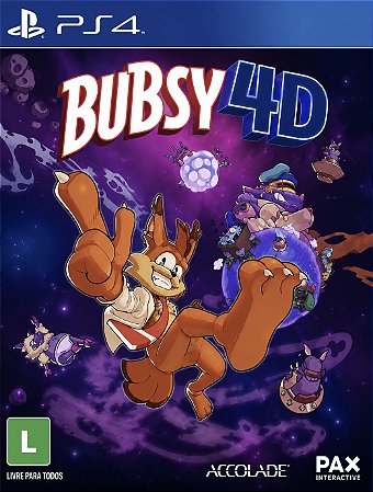 BUBSY 4D PS4 PSN MIDIA DIGITAL