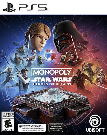 MONOPOLY: STAR WARS HEROES VS. VILLAINS PS5 PSN MIDIA DIGITAL PRÉ VENDA