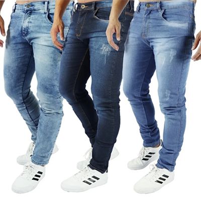 calça jeans masculina de cores