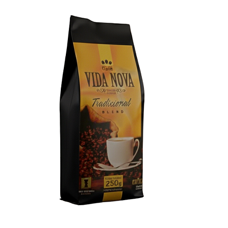 CAFÉ VIDA NOVA TRADICIONAL BLEND 250g - 100% ARÁBICA VACUO