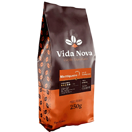 CAFÉ VIDA NOVA ESPRESSO MANTIQUEIRA 250g GOURMET A VACUO