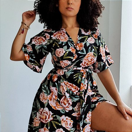 vestido longo envelope