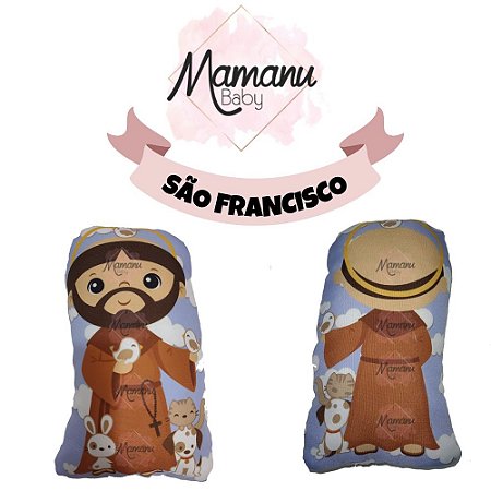 Almofada Naninha Santinho São fancisco