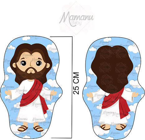 Almofada Naninha Lembrancinha Jesus