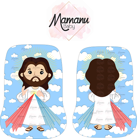 Almofada Naninha Lembrancinha Jesus Misericordioso