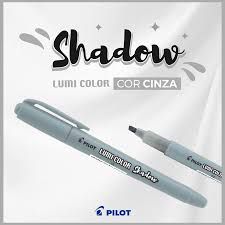 Marca Texto Pilot Lumi Color Cinza Shadow Papelaria Kobrasol Online Delivery