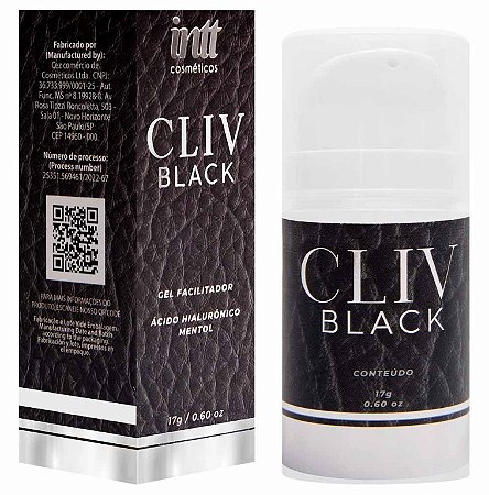 Cliv BLACK Gel Anestésico efeito ICE 17g - Intt