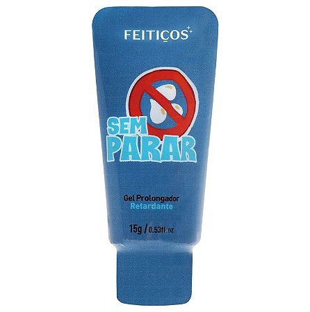 Sem Parar Gel Retardante Masculino 15g - Feitiços
