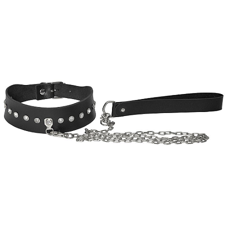 Choker Princess com Guia - Dominatrixxx