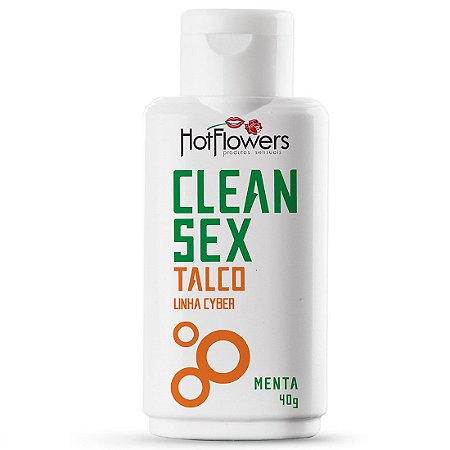 Clean Sex Talco Linha Cyber 40g - Hot Flowers