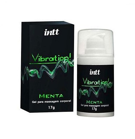 Gel Para Massagem Vibration Menta 17ml - Intt