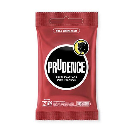 Preservativo Prudence Lubrificado Com 3 Unidades