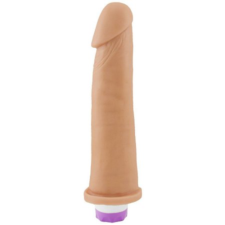 Prótese Com Vibrador Interno 20 X 4,8 cm - Sexy Fantasy