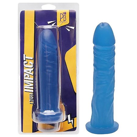 Prótese Maciça Em Jelly 19 x 3,8 cm - Pau Brasil