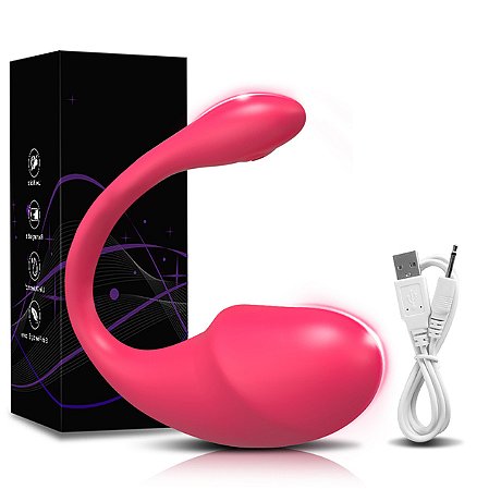 Vibrador Love Egg 10 Vibrações Recarregável Controlado Via App - Importado